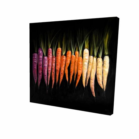 FONDO 16 x 16 in. Colorful Carrots-Print on Canvas FO2786778